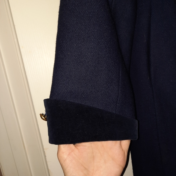 Rothschild Navy Girls Long Coat size 12 - Picture 7 of 12